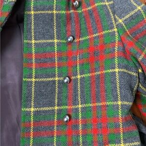 Kids Rothschild Plaid Jacket with Red and Yellow Accents